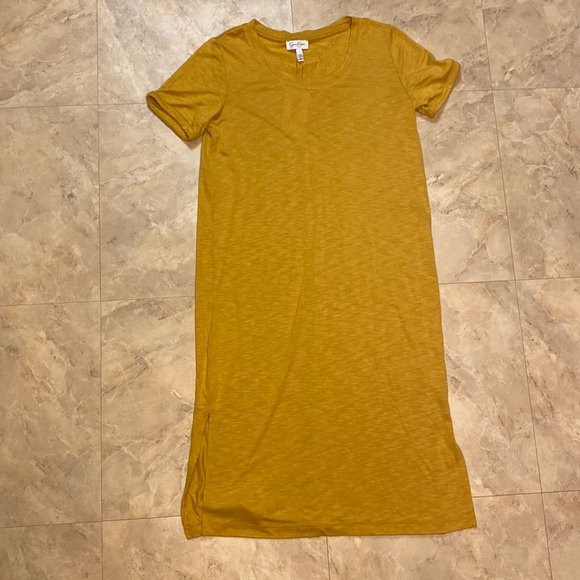 jessica simpson t shirt dress Jessica Simpson Women's Soft Jersey Side Slits T-Shirt Midi Dress
